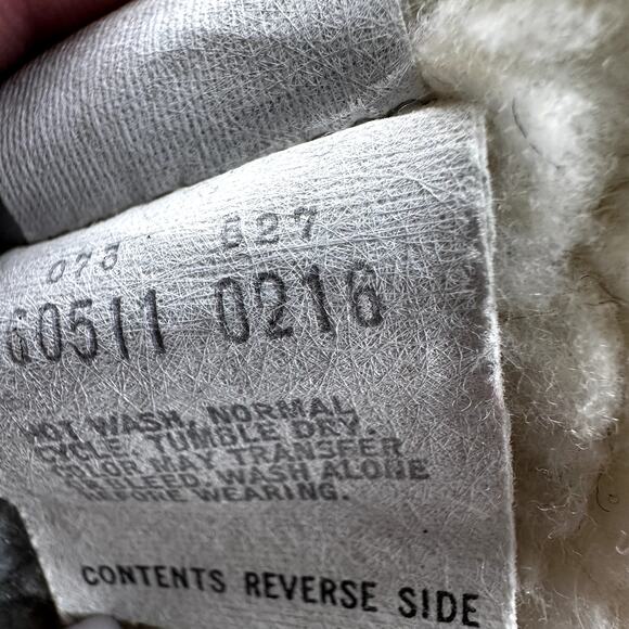 Vintage Levi's Sherpa Type III Trucker Vest 80s Jacket Denim Jean Blue L - Picture 5 of 8